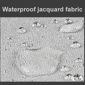 Waterproof jacquard fabric