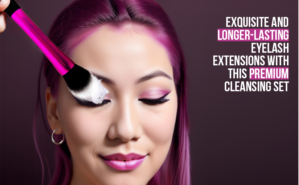 lash kit lash shampoo for lash extensions lash extension remover lash extension supplies lash brush 