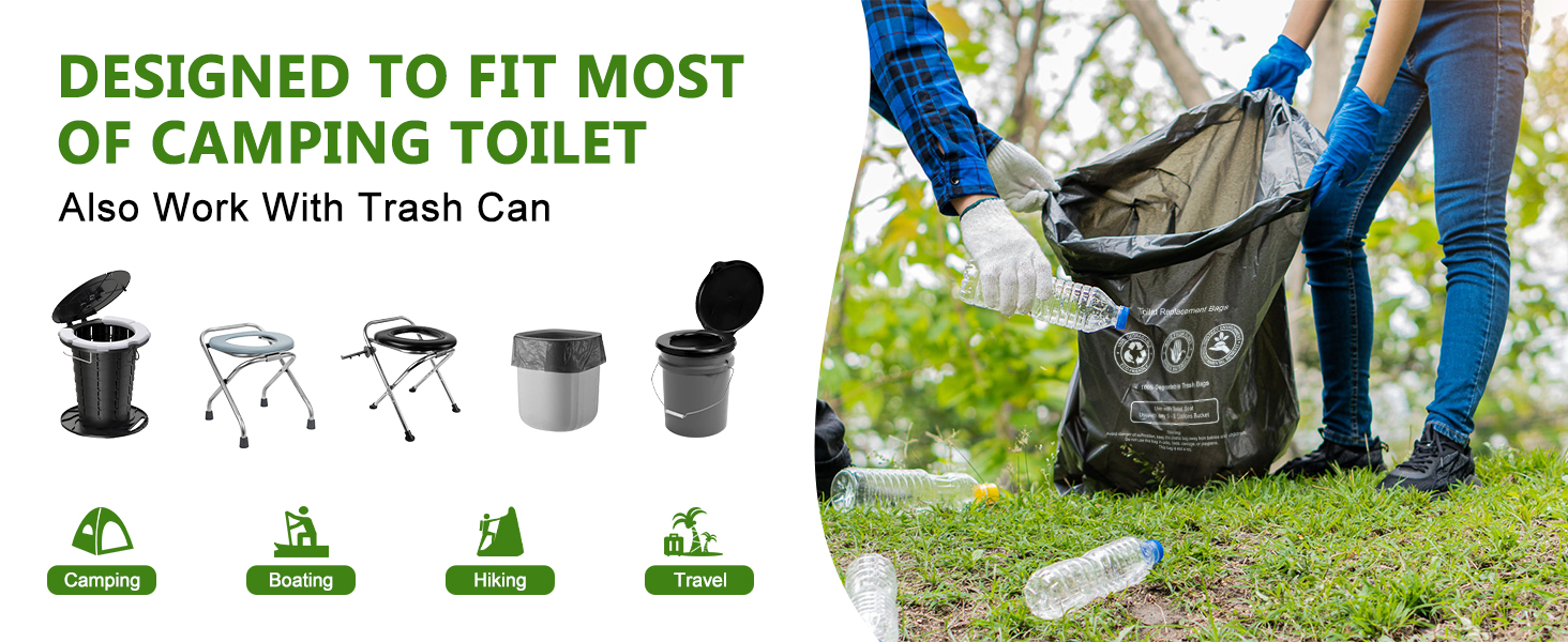 outdoor emergency toilet bags