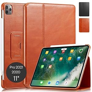 KAVAJ iPad Pro 11" 2020 case Berlin cognac