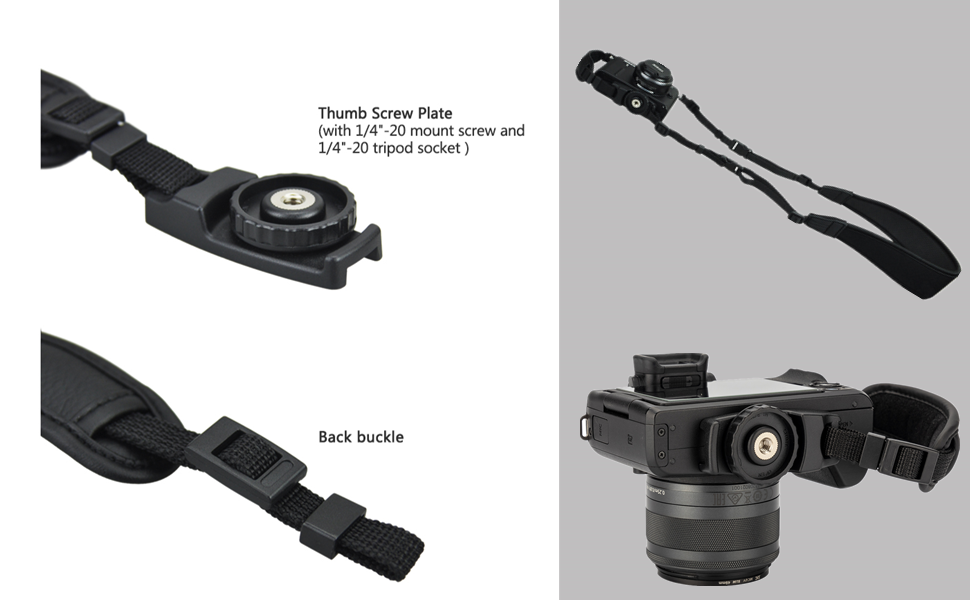 JJC Camera Hand Grip Strap for Canon EOS R10 R7 R5 R6 R RP