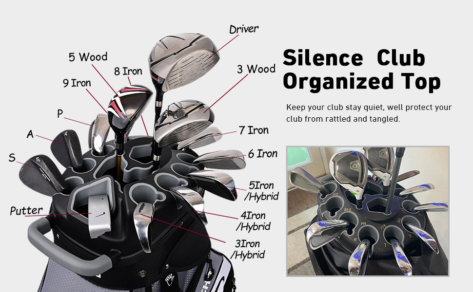  Golf  Bag with 14 Way