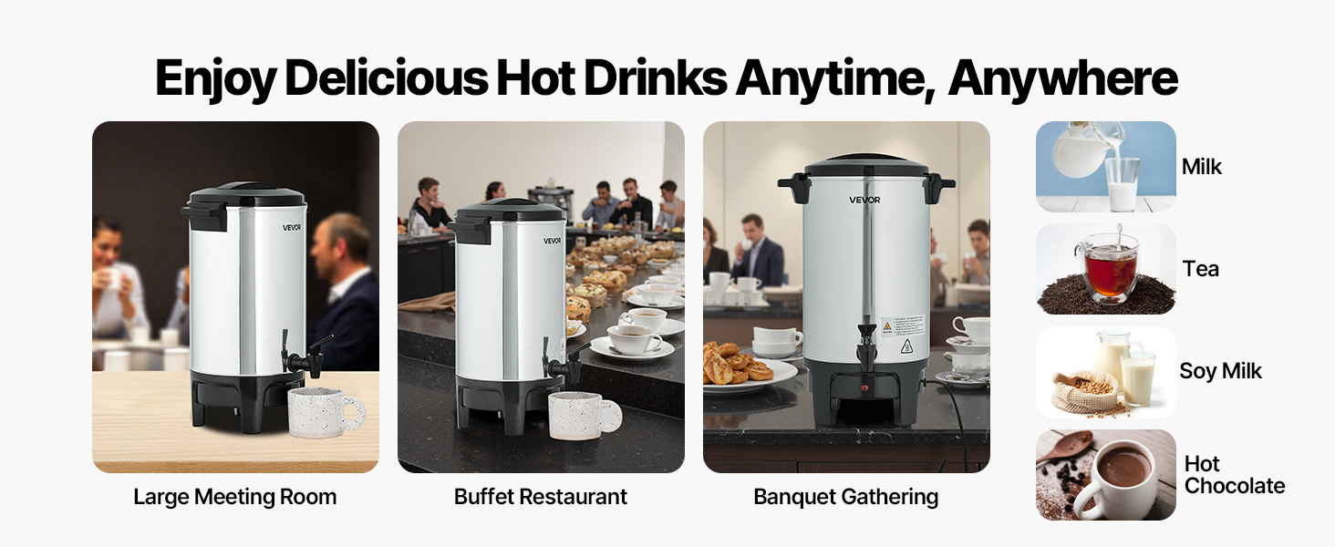 Commercial coffee urn