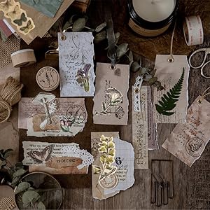garden stickers for vintage scrapbooking 