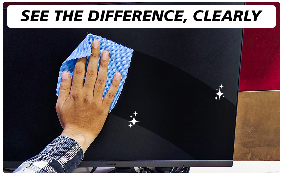 3-in-1 Screen Cleaning Kit with Soft Brush & Cloth | 100ml Cleaner for Laptop, PC, LED, Electronics
