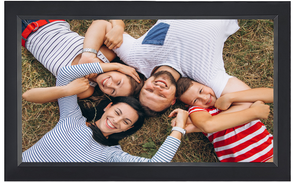 HaiZR 15.6 Inch Digital Photo Frame Large WiFi Digital Picture Frame