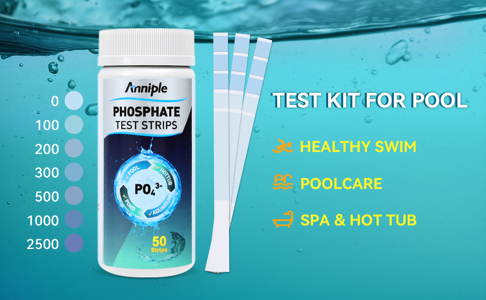 Comparison of Color Cards for Phosphate Water Quality Testing Kit