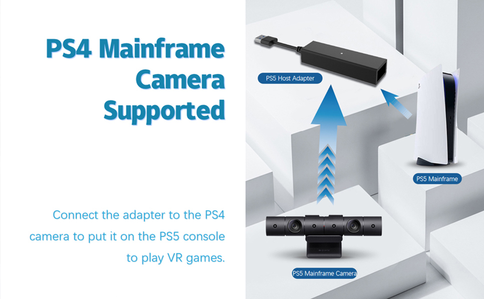 PSVR Adapter PS5 OEM PS4 Camera Adapter Cable, Converter Connecting