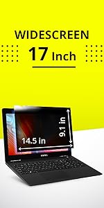 computer privacy screen filter laptop protector inch security confidential protective
