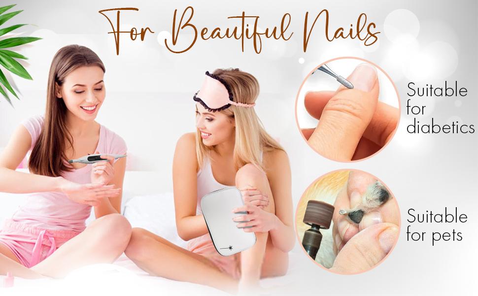 Pets diabetics nail grinder safe nail machine for thick toenailS