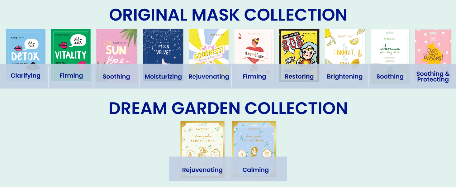 23 sheet mask collection