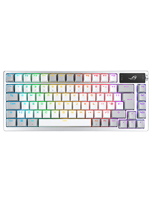 ROG AZOTH ワイヤレスキーボード ASUS、カスタマイズ可能な75%ゲーミングキーボード『ROG Azoth