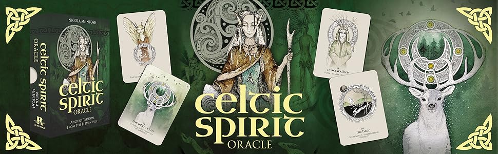 celtic spitit oracle 3d box on the left and deer on right