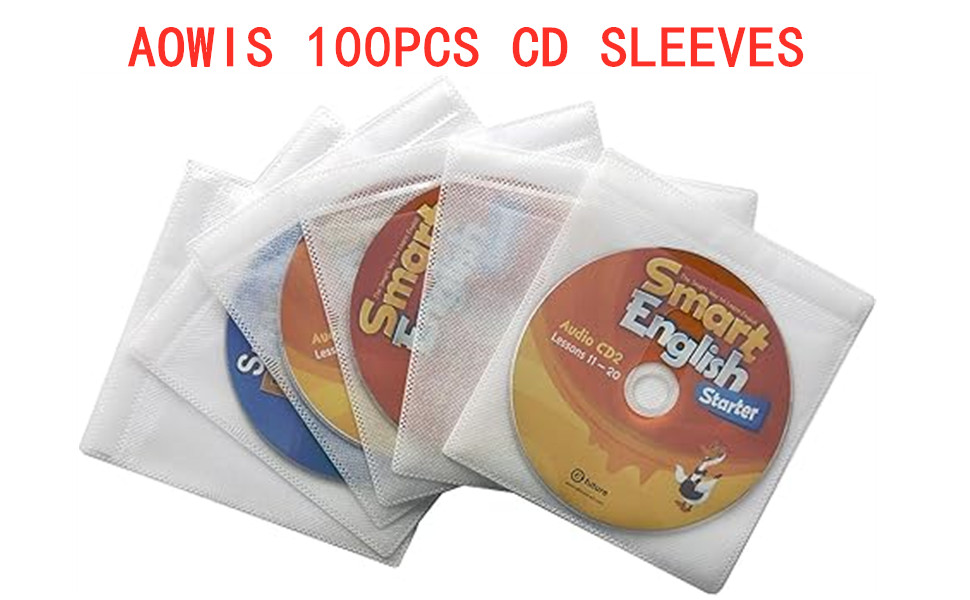 Amazon.com: AOWIS 100PCS CD Storage Cases, Standard Two