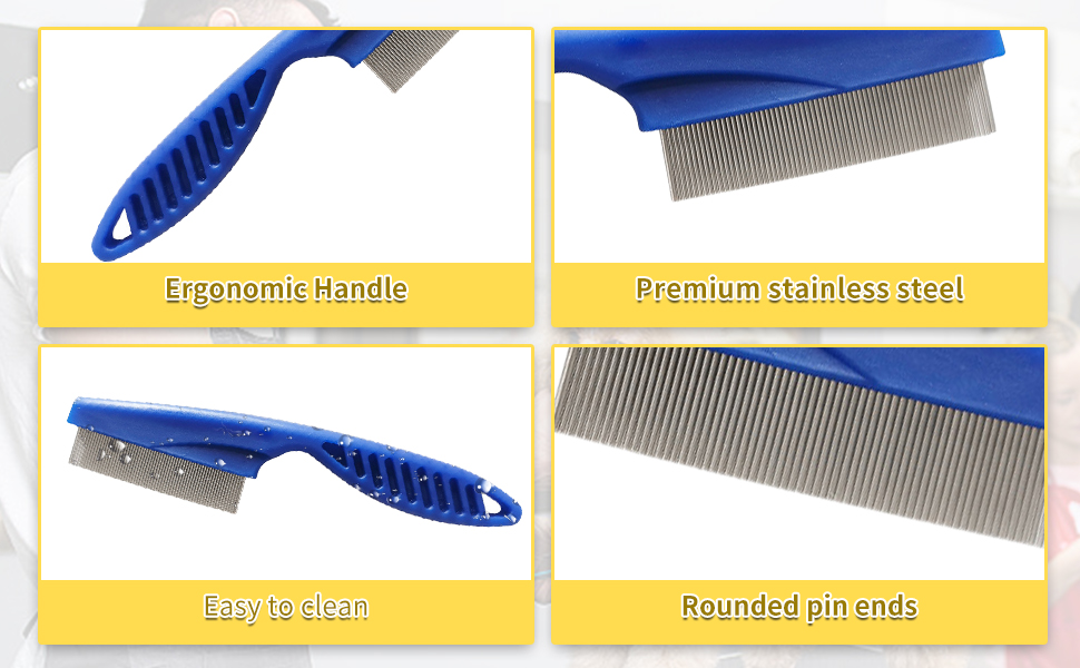 Multifunctional Pet Hair Comb Tear Stain Removal