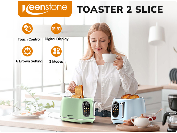 VANILLA ディスプレイ Amazon.com: Keenstone Smart Touch Screen Toaster 2 Slice