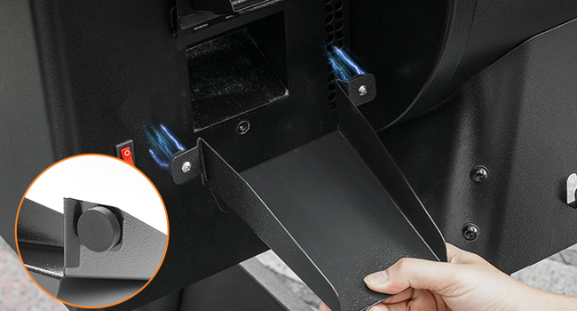 Pellet Grill Magnetic Helper Chute
