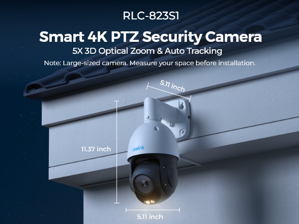 Amazon.com : REOLINK 4K UHD PoE PTZ Camera for Outdoor Security