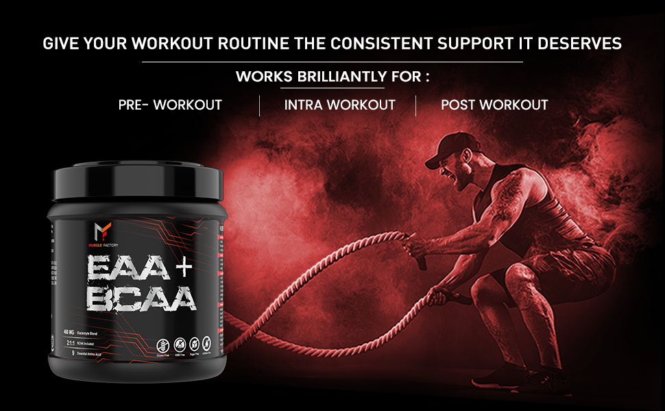 Muscle factory Advanced EAA + BCAA (Essential Amino Acids) Intra
