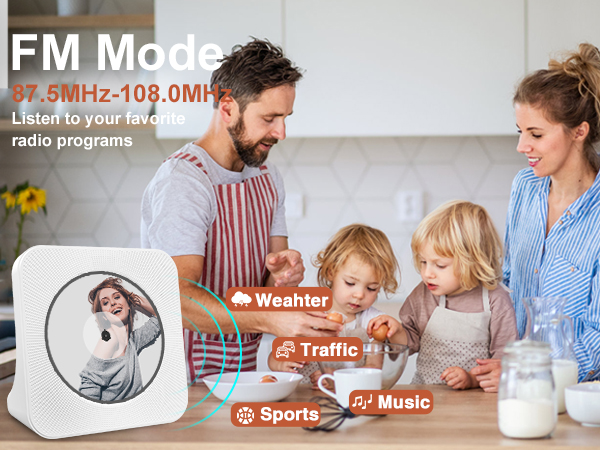 bluetooth cd player for home