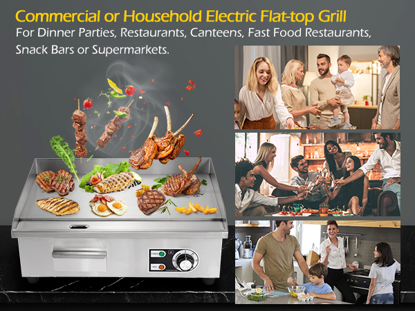 Commercial Electric Griddle 