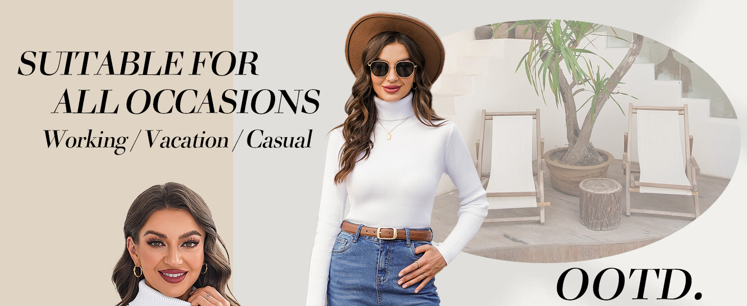 Turtle Neck Jumpers for Women