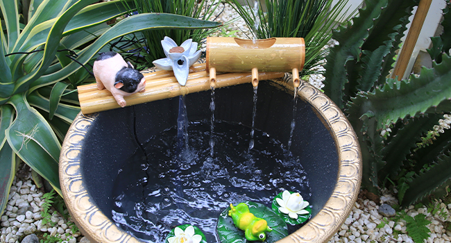 solar water fountain