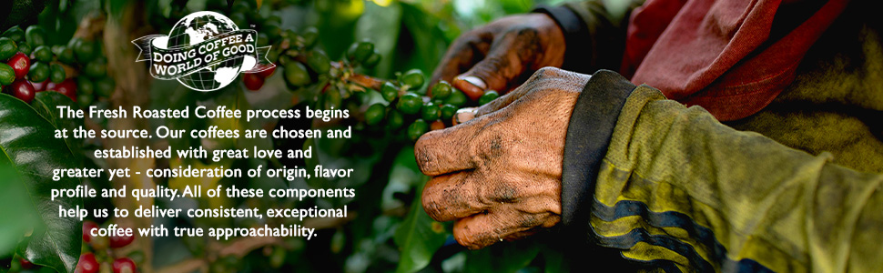 doing coffee a world of good banner