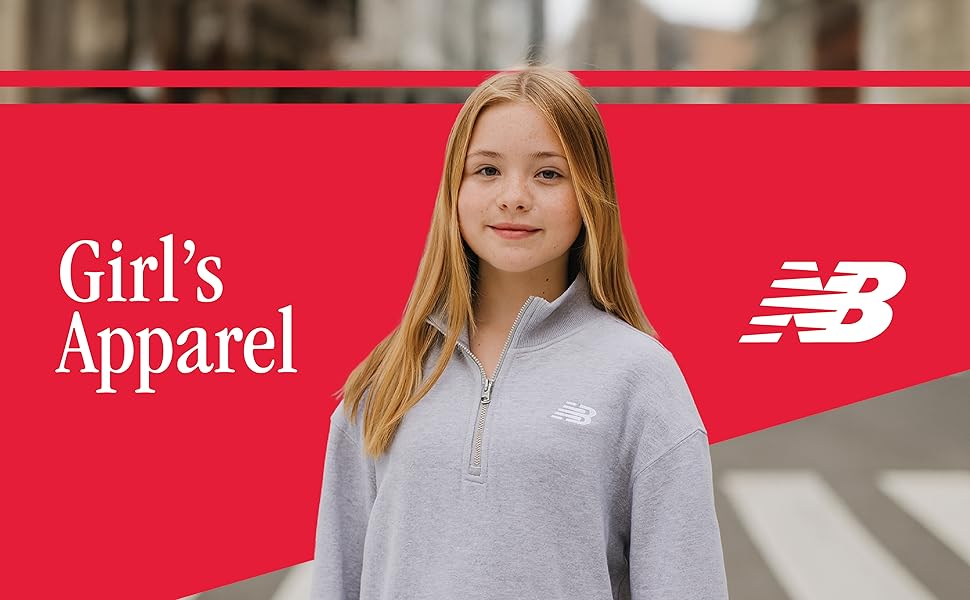 Amazon.com: New Balance Girls Sweatshirt - Lightweight
