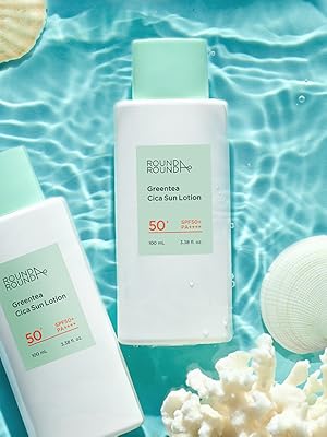 ROUND A'ROUND Green Tea Cica Sun Lotion