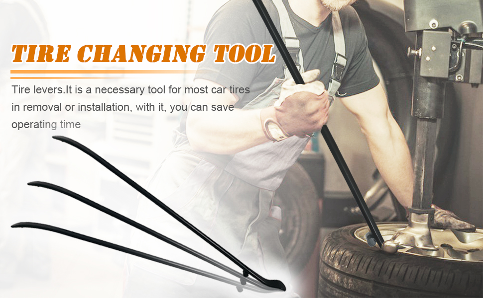 laoyeboho Tire Mount and Demount Iron, Tire Bar for Trailer