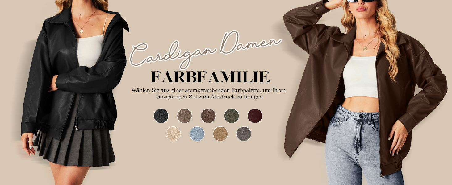 pilotenjacke damen motorradjacke damenjacken frühjahr sommer lederjacke schwarz damen