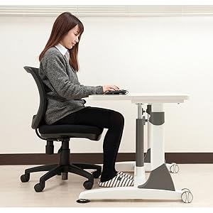【juliaさま専用】定価1.5万円 美品 手動昇降デスク 電動昇降デスク 幅120×高さ71～116×奥行60cm