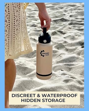 diversion safe water bottle, water bottle stainless steel, pills holder, DOG FLASK
