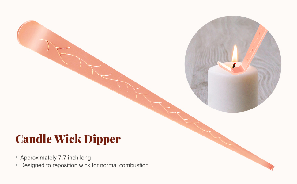 RONXS Candle Wick Trimmer, 3 in 1 Candle Snuffer, Wick Cutter & Candle Wick Dipper