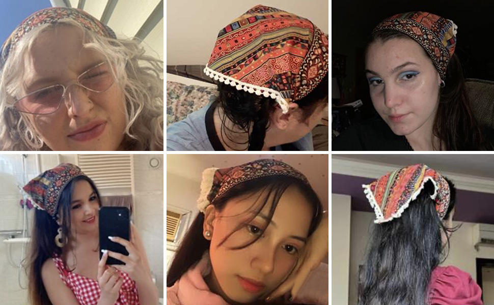 hair scarf headbands, add more beauty on you