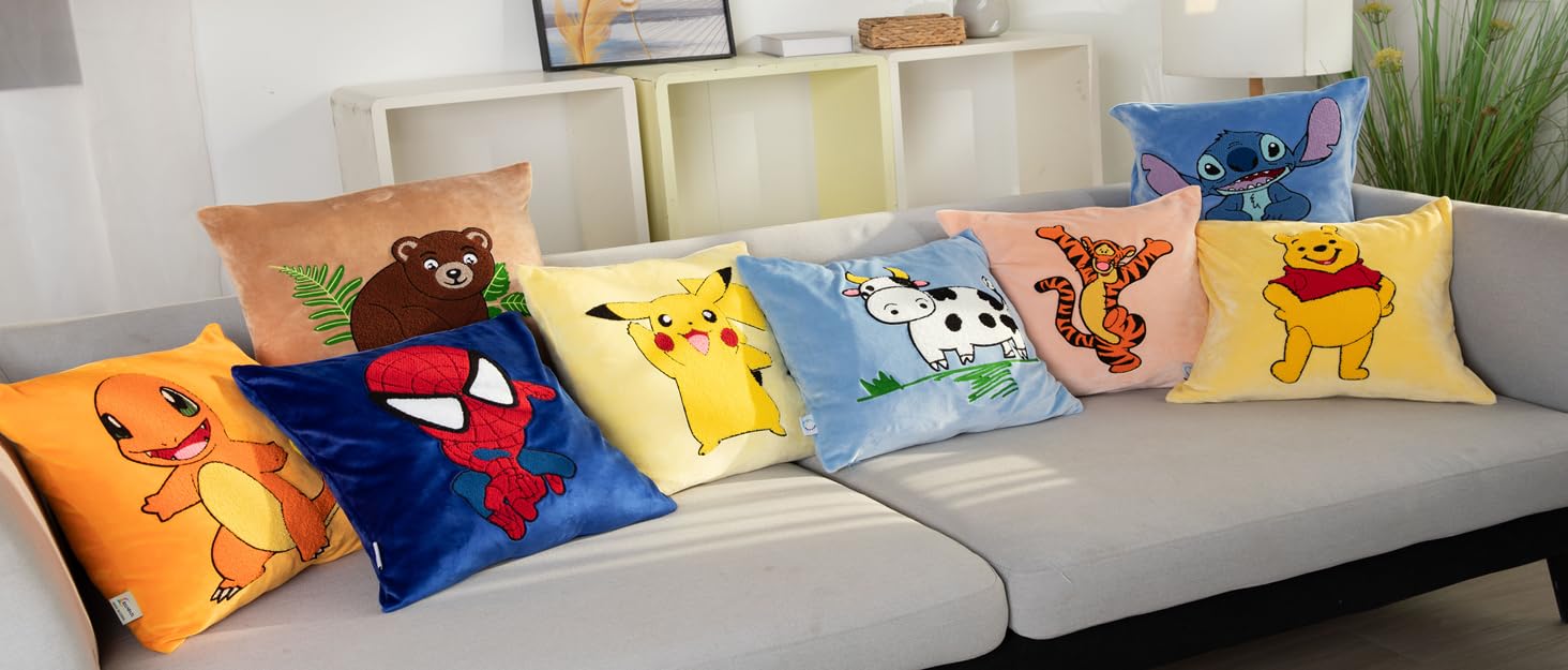 Stitch Throw Pillow Covers