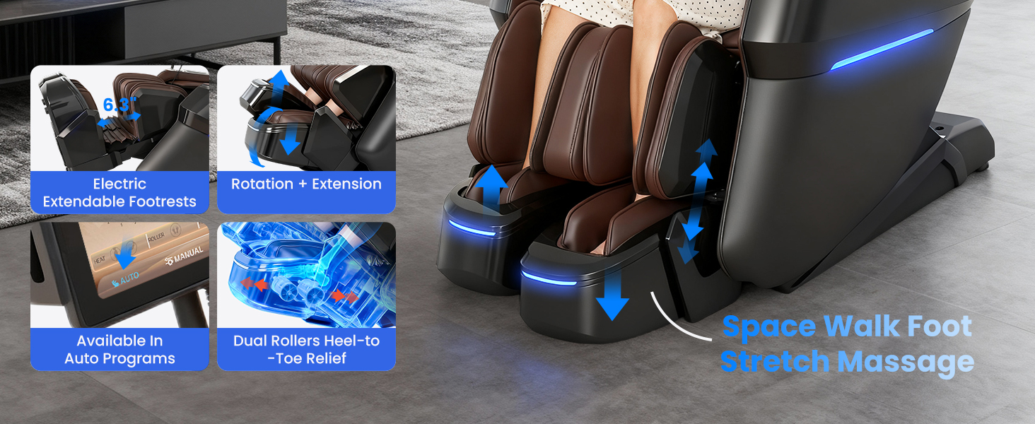 Independent Dual-Foot Deep Stretch Massage