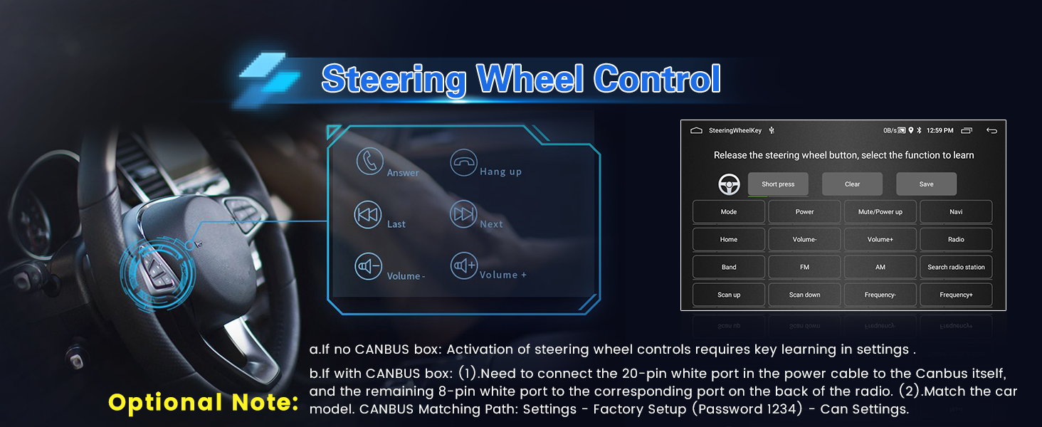 Steering Wheel Control
