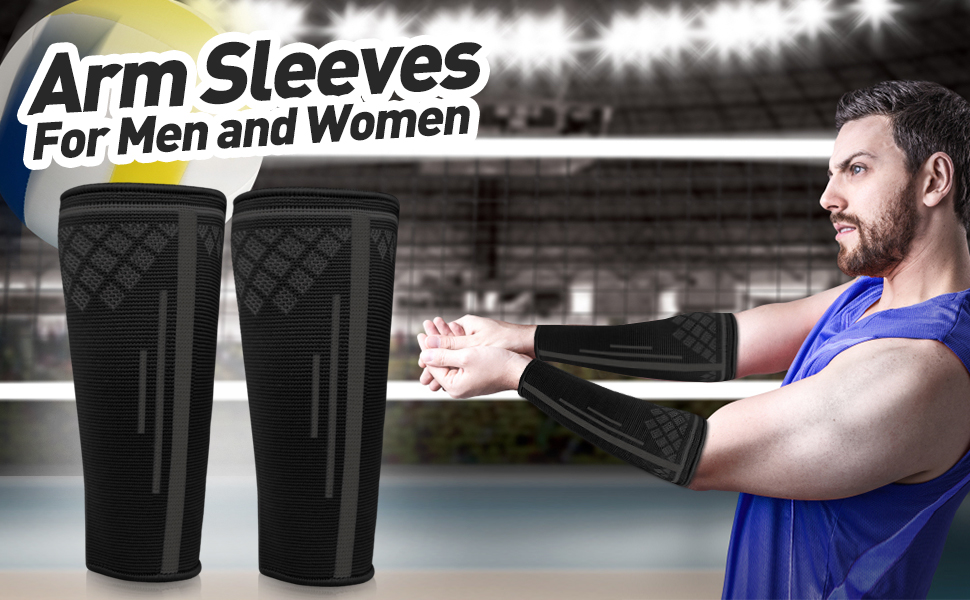 Rapsrk Volleyball Arm Sleeves Compression Sleeves Sports