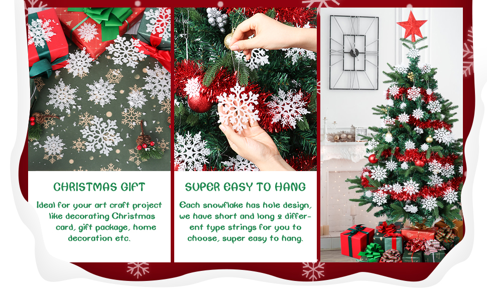 glitter snowflake ornament