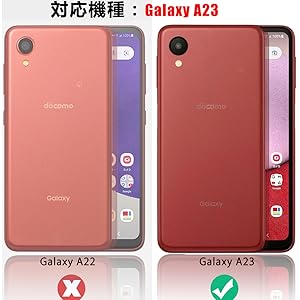 Amazon.co.jp: Galaxy A23 5G ケース リング 透明 SC-56C SCG18