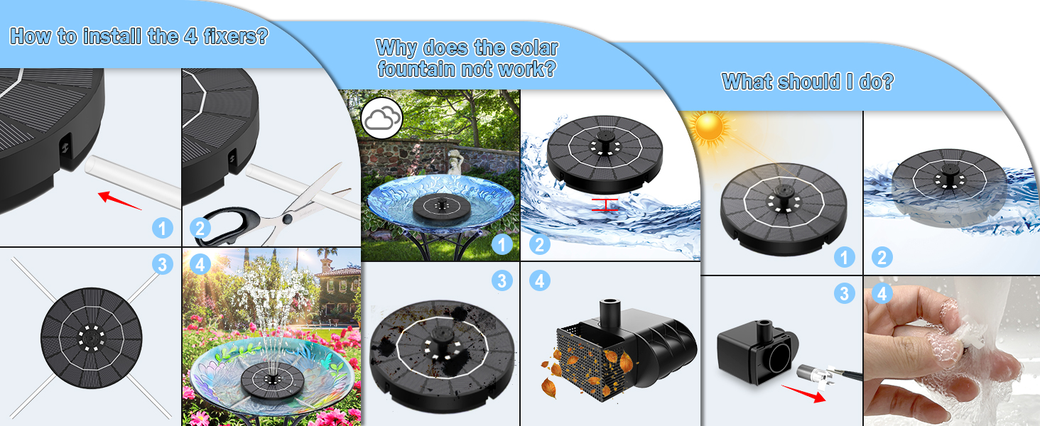 solar fountain