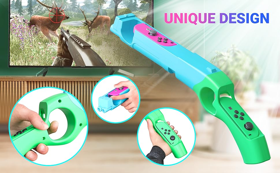 Amazon.com: Skywin Gun Controller for N-Switch JoyCons
