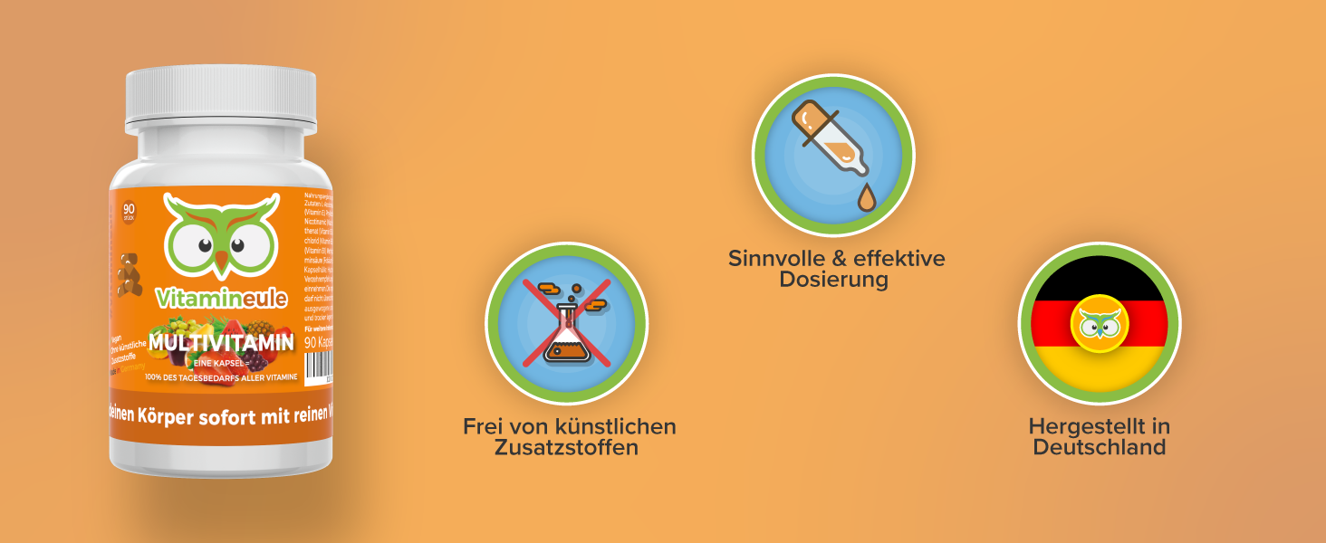 Multivitamin Kapseln von Vitamineule