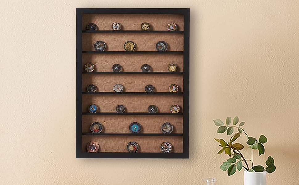 18x24 Shadow Box with Shelves and Hinged Door, Extra Large