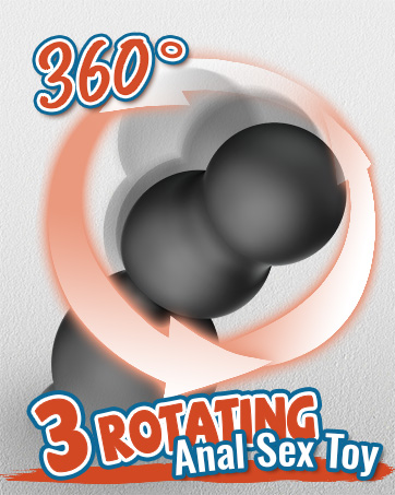 360° rotating an*al vibrator