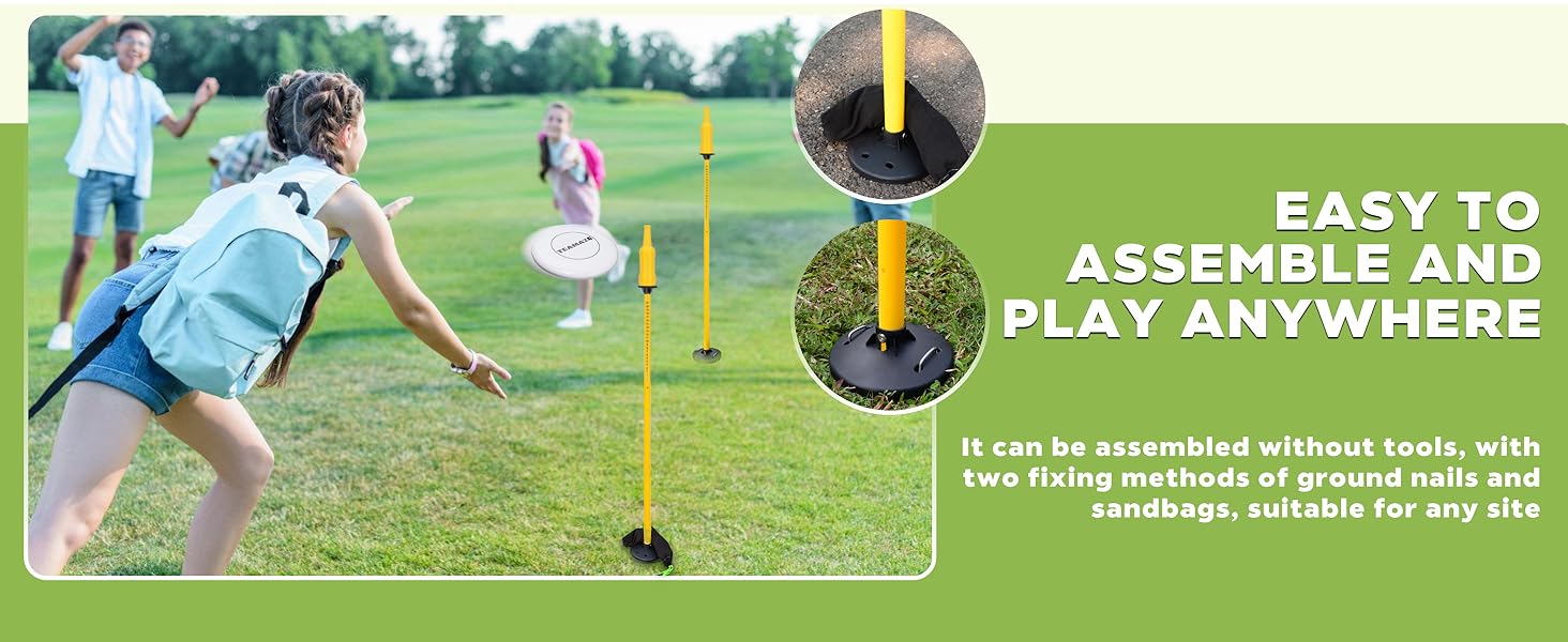 flying disc game set