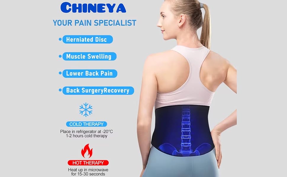 solid gel heating pack microwavable and freezer safe for pain relief