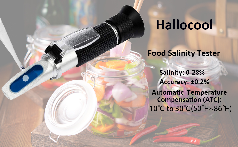 Salinity Refractometer 028 Salinity Meter for Measuring Sodium